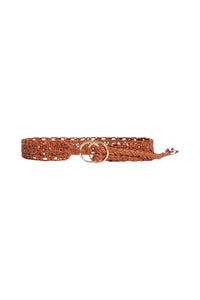 RECO : 60 // Ceinture 45mm en cuir - Cognac