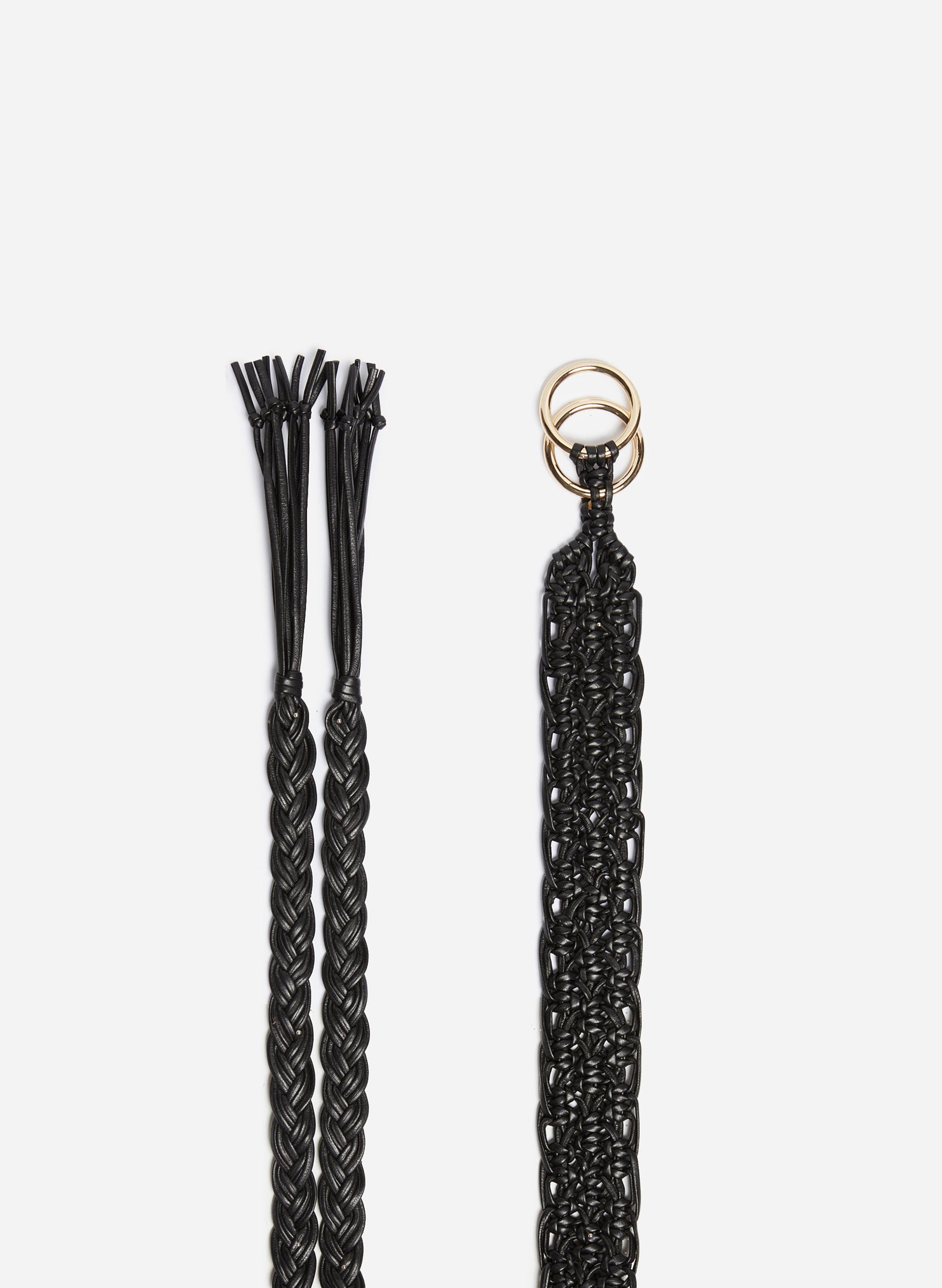 Ceinture 45mm en cuir - Noir
