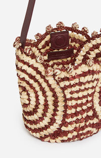 Panier en raphia - Bordeaux