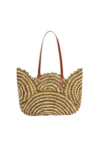 Panier en raphia - Vert