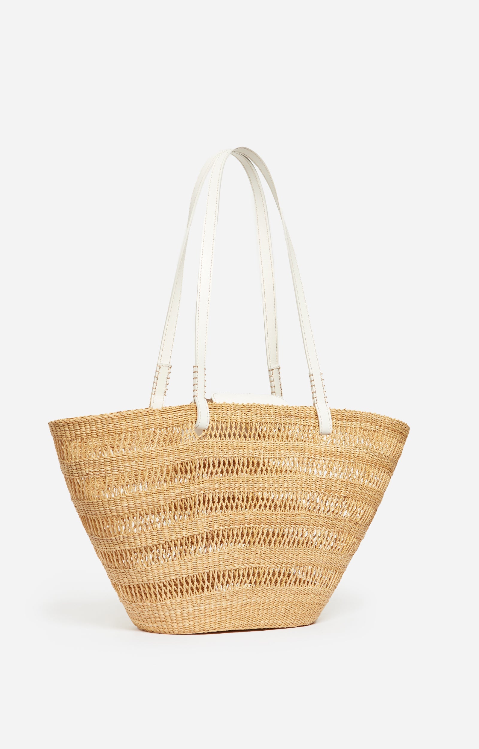Grand panier Reed - Écru