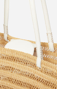 Grand panier Reed - Écru