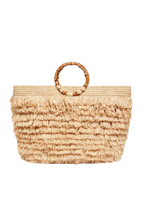 Panier Deia en raphia - Naturel