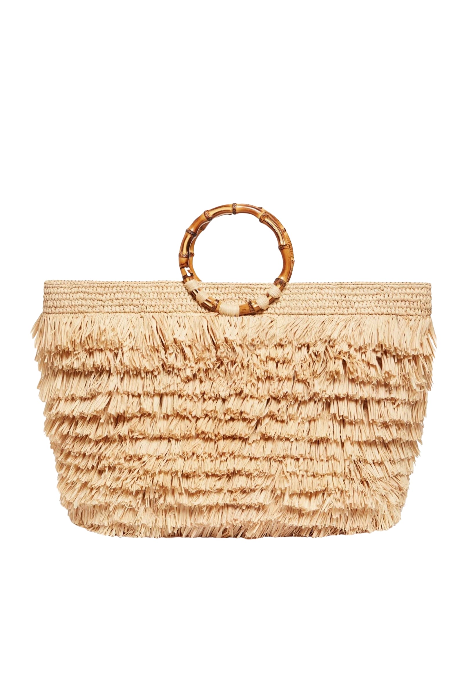 Panier Deia en raphia - Naturel
