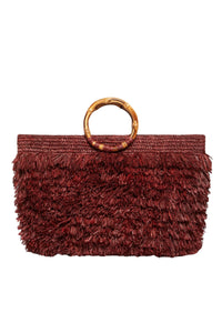 Panier Deia en raphia - Bordeaux