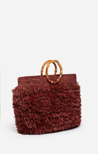 Panier Deia en raphia - Bordeaux