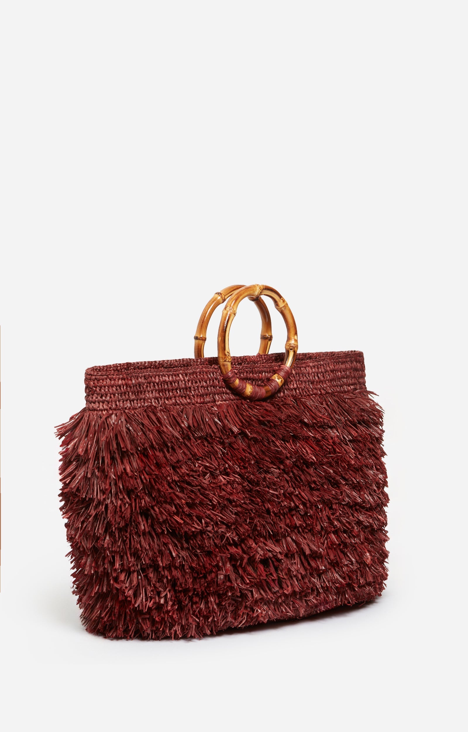 Panier Deia en raphia - Bordeaux