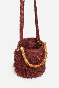 Deia small raffia handbag - Raffia