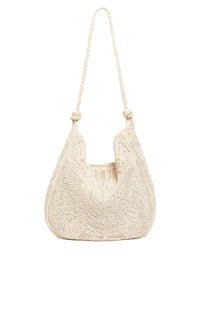 RECO : 150 // Sac Hobo en coton - Écru