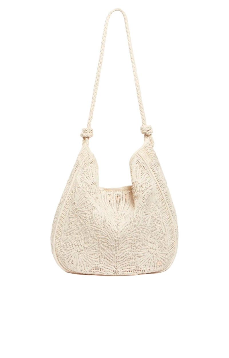 RECO : 150 // Sac Hobo en coton - Écru