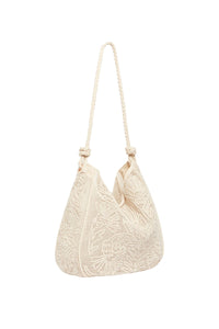 RECO : 150 // Sac Hobo en coton - Écru