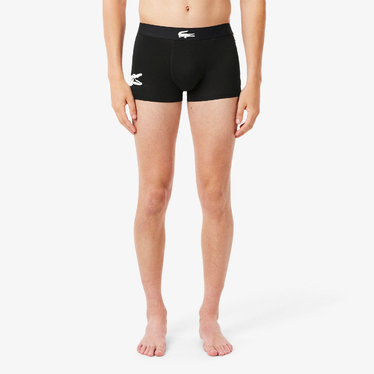 Lot de 3 boxers courts stretch - Noir & Blanc