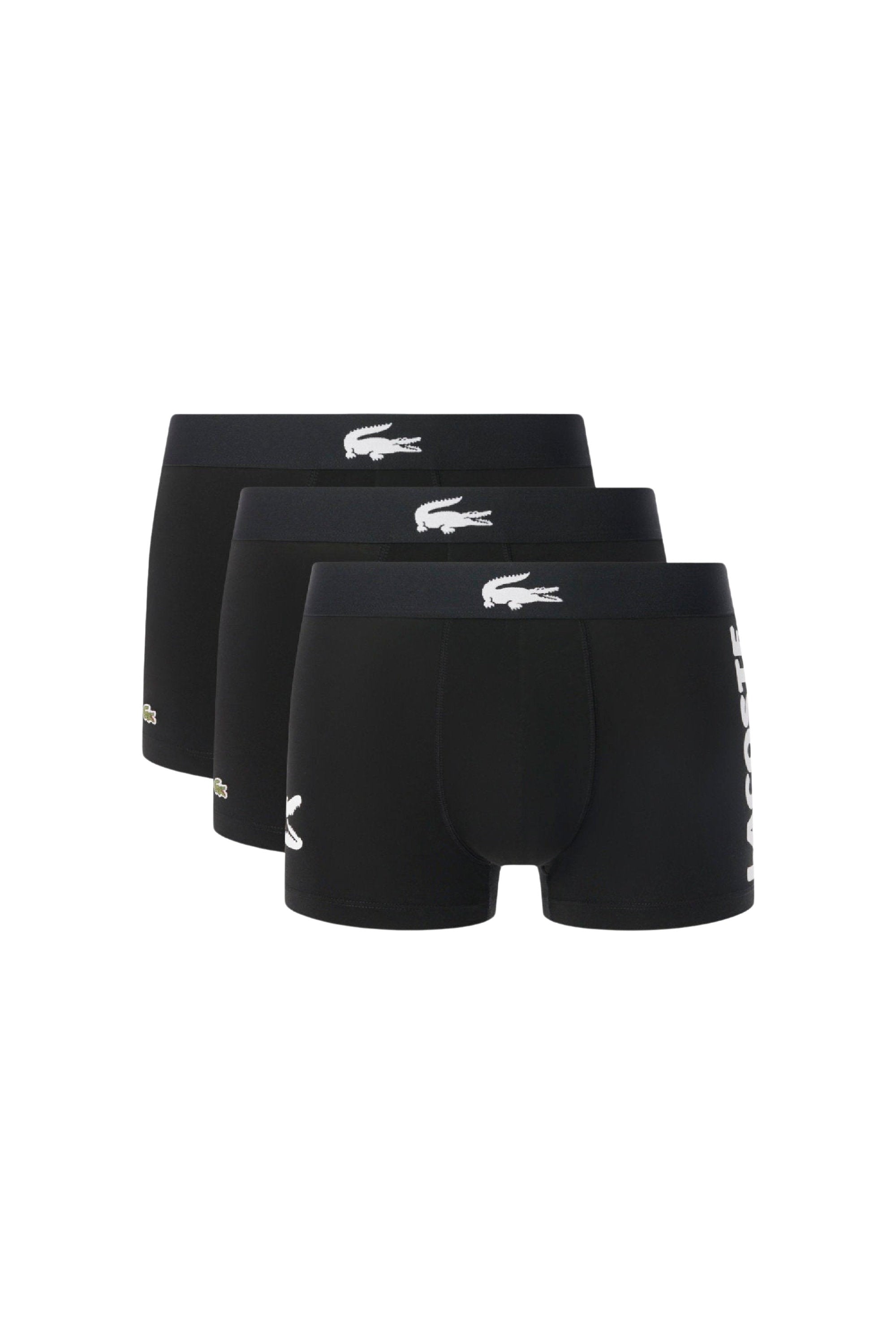 Lot de 3 boxers courts stretch - Noir & Blanc