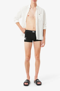 Lot de 3 boxers courts stretch - Noir & Blanc