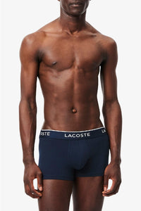 Lot de 3 boxers courts stretch - Marine & Vert Rouge