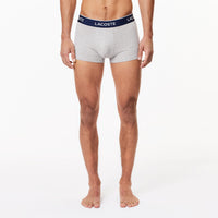 Lot de 3 boxers courts stretch - Argent Chiné