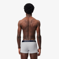 Lot de 3 boxers courts stretch - Argent Chiné