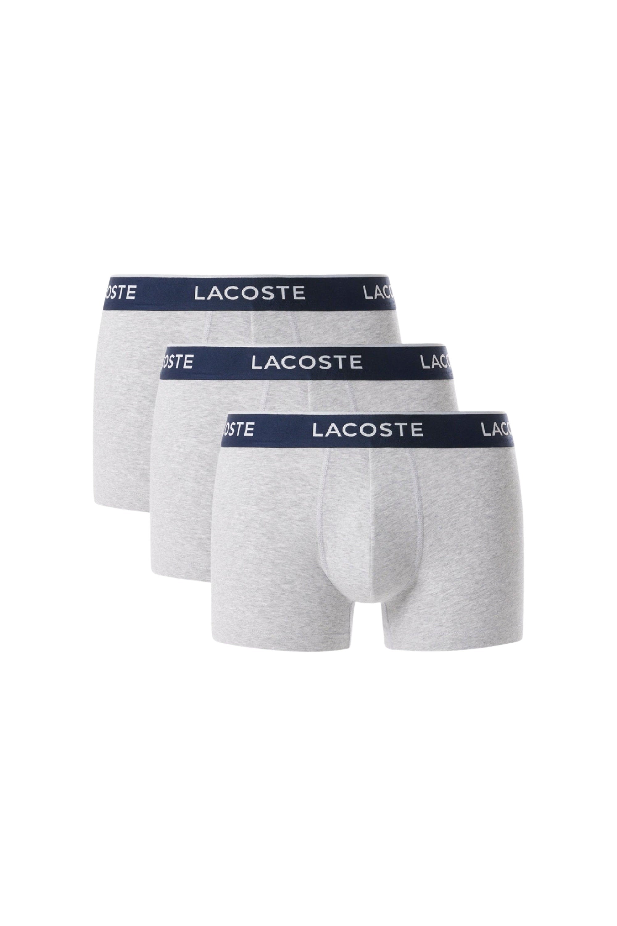 Lot de 3 boxers courts stretch - Argent Chiné