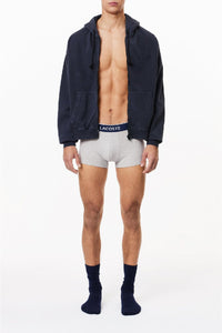 Lot de 3 boxers courts stretch - Argent Chiné