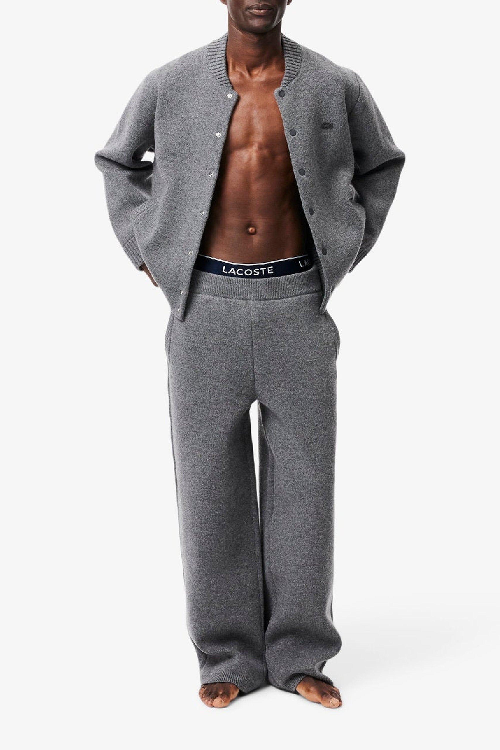 Lot de 3 boxers courts stretch - Argent Chiné