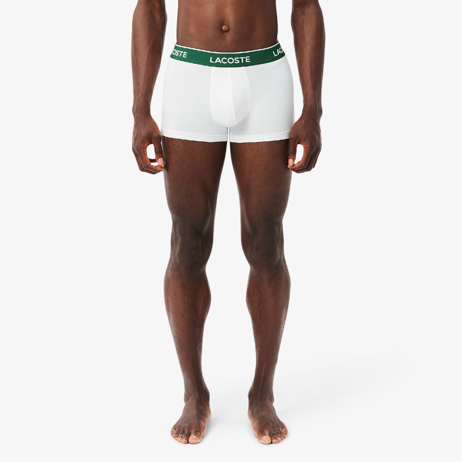 Set of 3 short stretch boxer shorts - Black & White