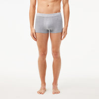 Set of 3 short stretch boxer shorts - Black & White