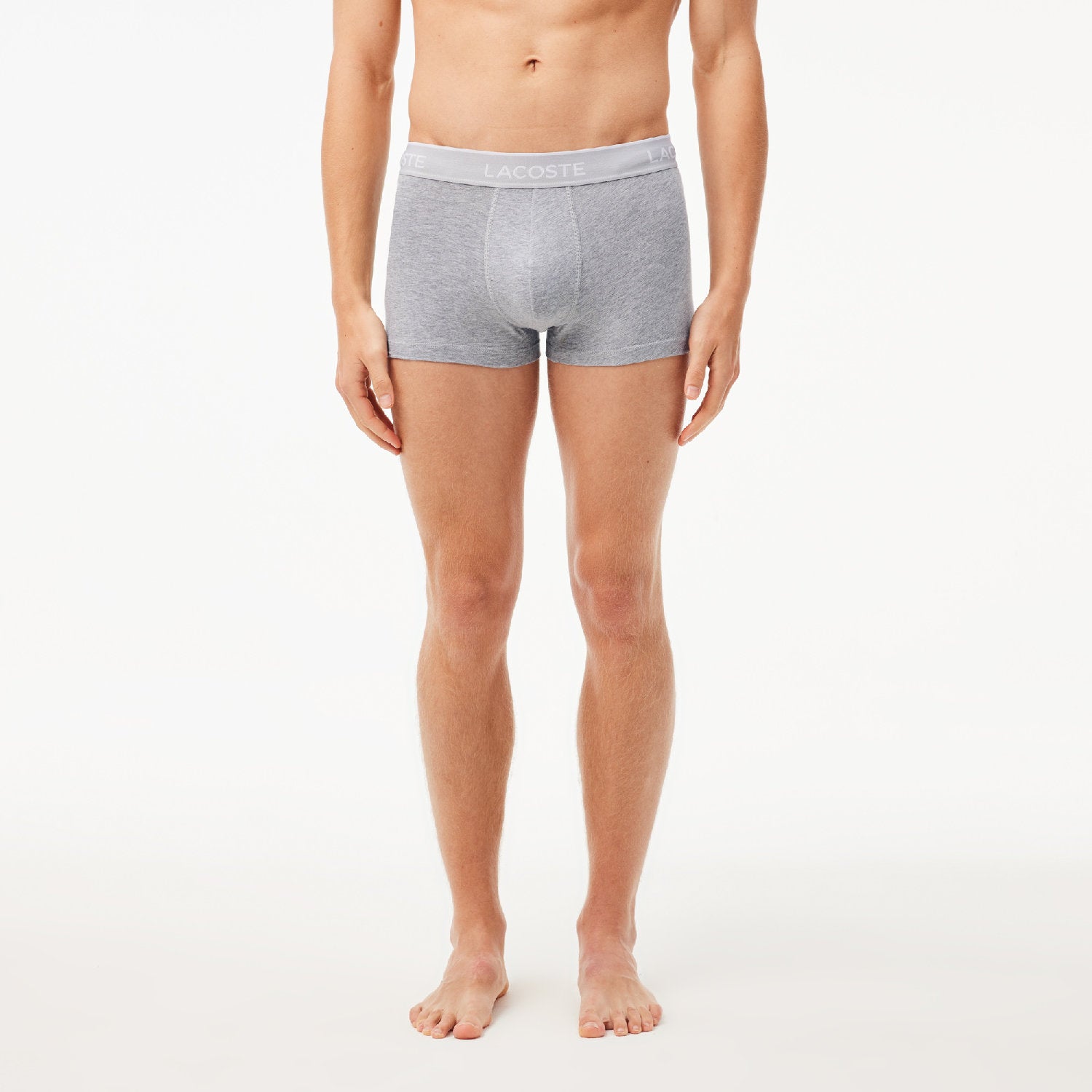 Set of 3 short stretch boxer shorts - Black & White
