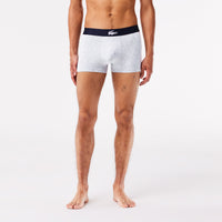 Lot de 3 boxers courts stretch - Marine & Blanc Argent