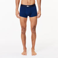 Lot de 3 boxers courts stretch - Marine & Blanc Argent