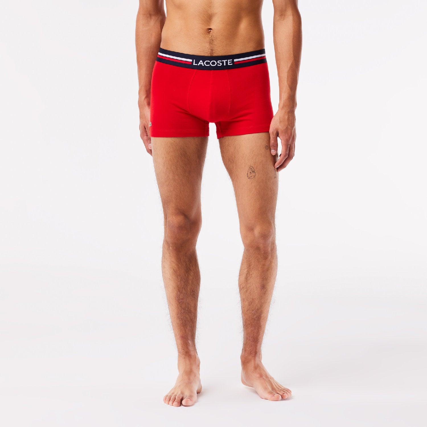 Lot de 3 boxers courts avec ceinture - Marine & Argent