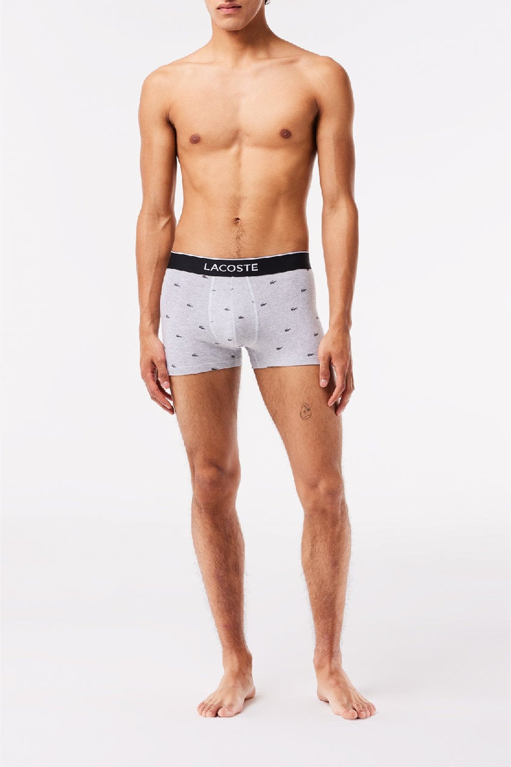 ZDOUBLON_Pack of 3 boxers with logo - Black & Silver