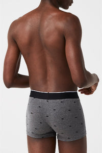 ZDOUBLON_Pack of 3 boxers with logo - Black & Silver