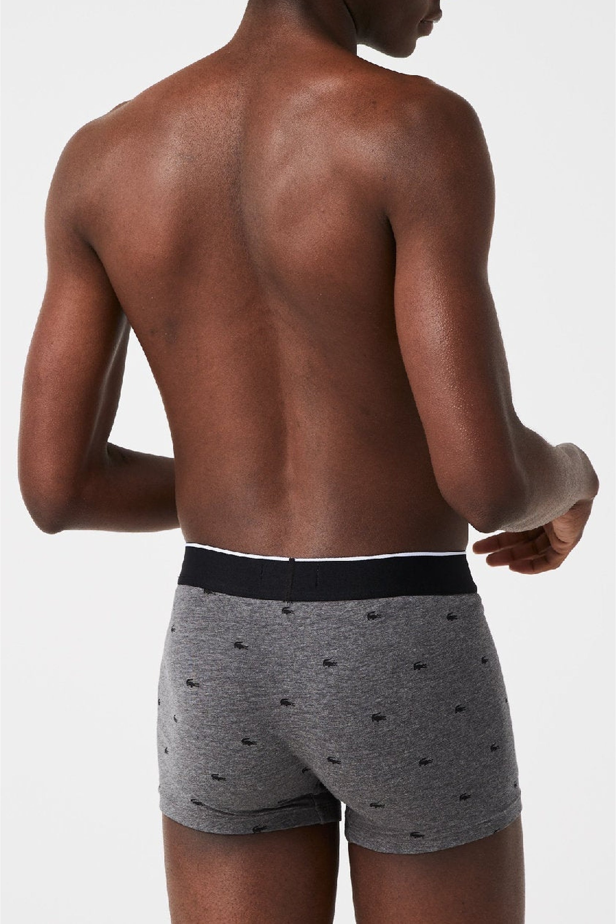 ZDOUBLON_Pack of 3 boxers with logo - Black & Silver