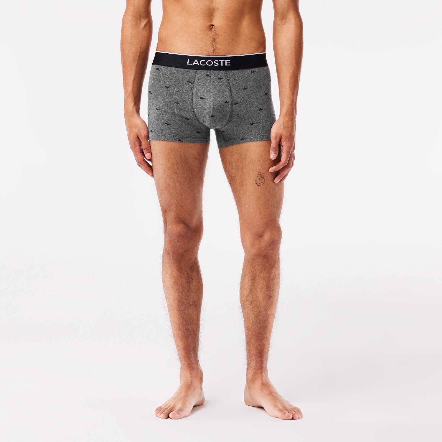 ZDOUBLON_Pack of 3 boxers with logo - Black & Silver
