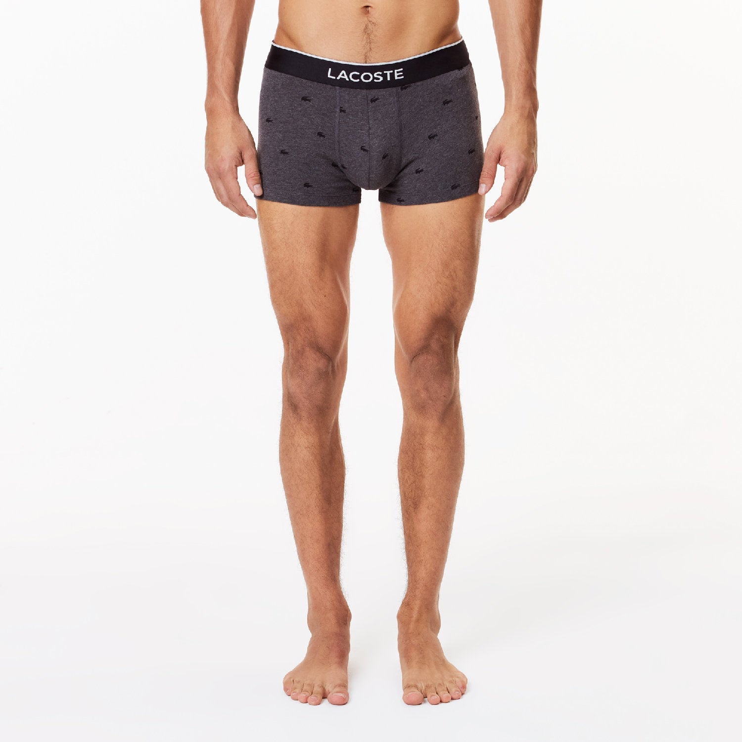 ZDOUBLON_Pack of 3 boxers with logo - Black & Silver
