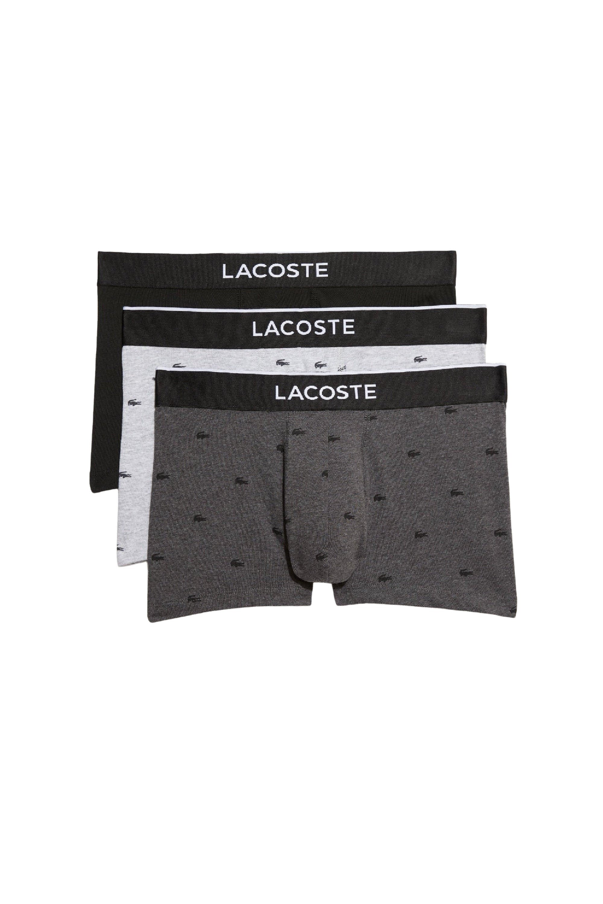 Lot de 3 boxers avec logo - Noir & Argent