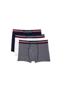 Lot de 3 boxers avec logo - Marine & Blanc