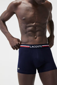 Lot de 3 boxers avec logo - Marine & Blanc