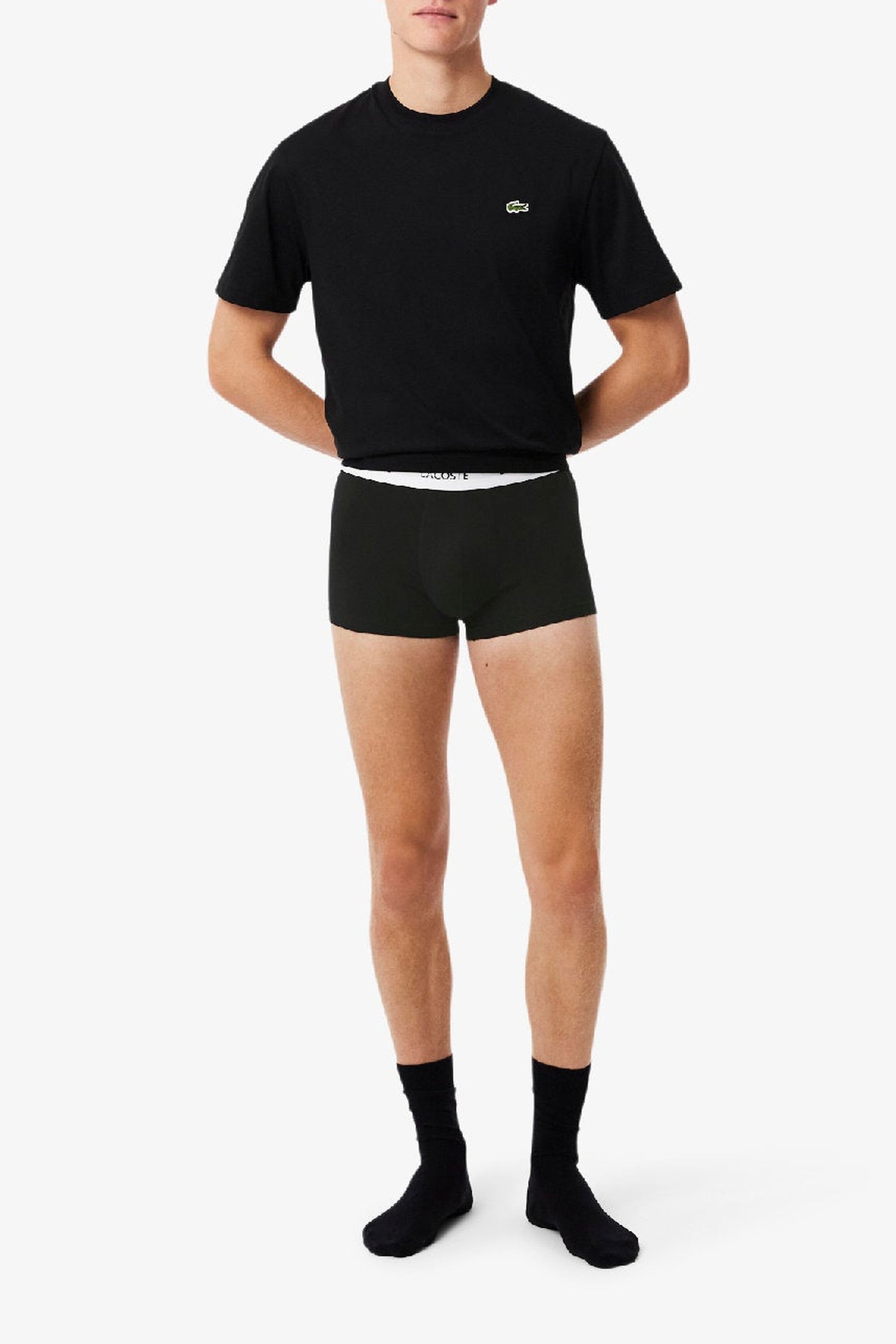 Lot de 3 boxers courts stretch - Noir