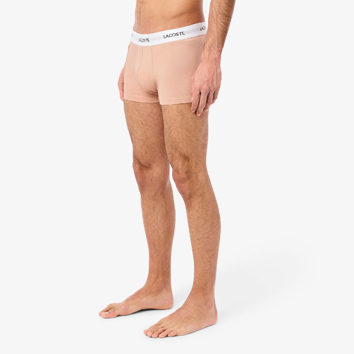 Set of 3 short stretch boxer shorts - Latte & Piste Iberis