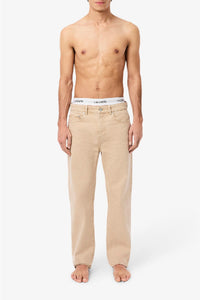 Set of 3 short stretch boxer shorts - Latte & Piste Iberis