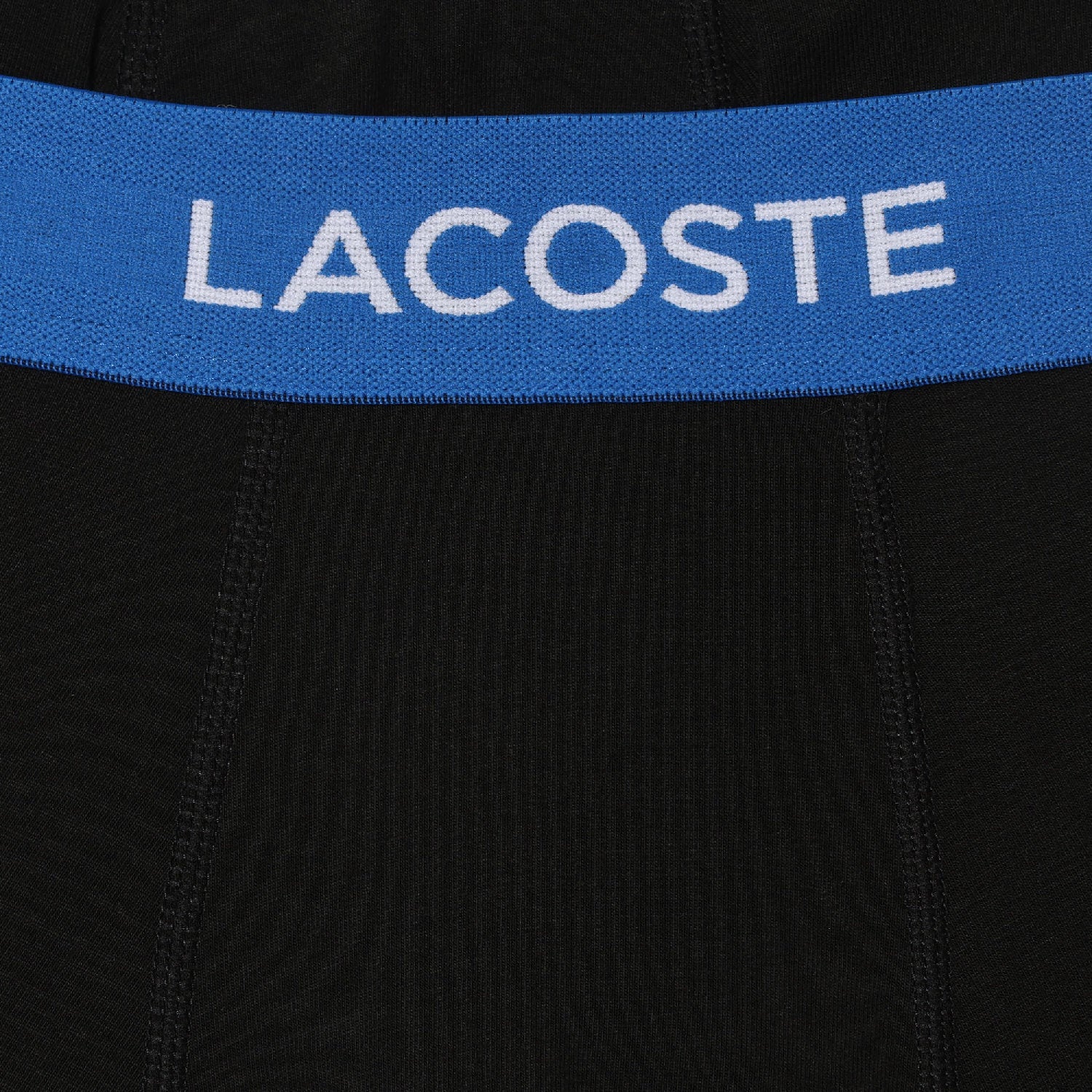 Lot de 3 boxers courts avec ceinture siglée en piqué - Noir & Marina