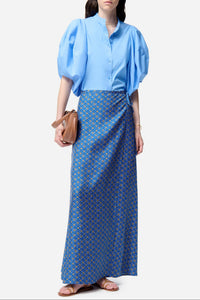 Frika silk skirt - Navy