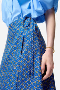 Frika silk skirt - Navy