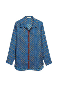 RECO : 110 // Chemise Dorothée en soie - Marine