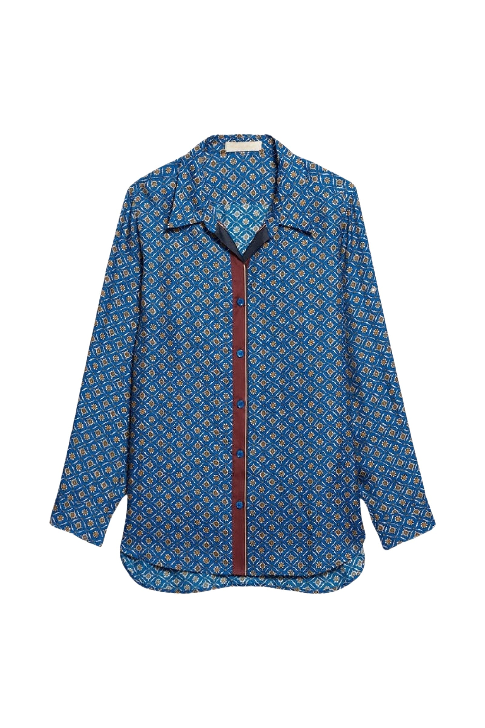 RECO : 110 // Chemise Dorothée en soie - Marine