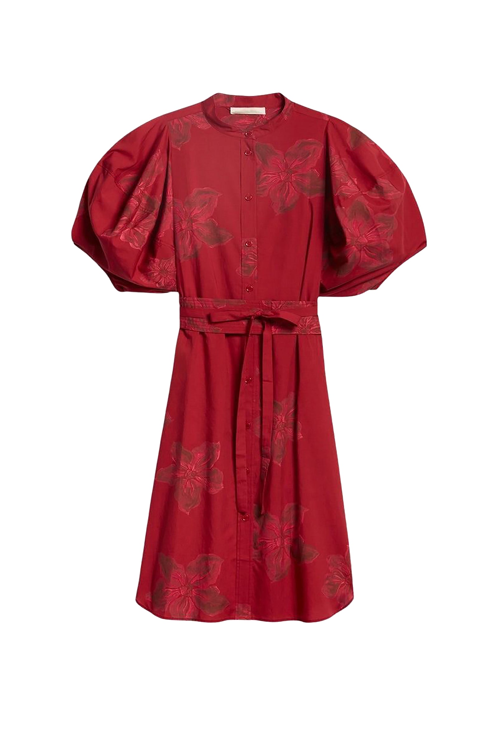 Robe midi Flora - Cerise