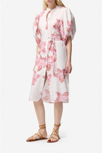 Robe midi Flora - Quartz