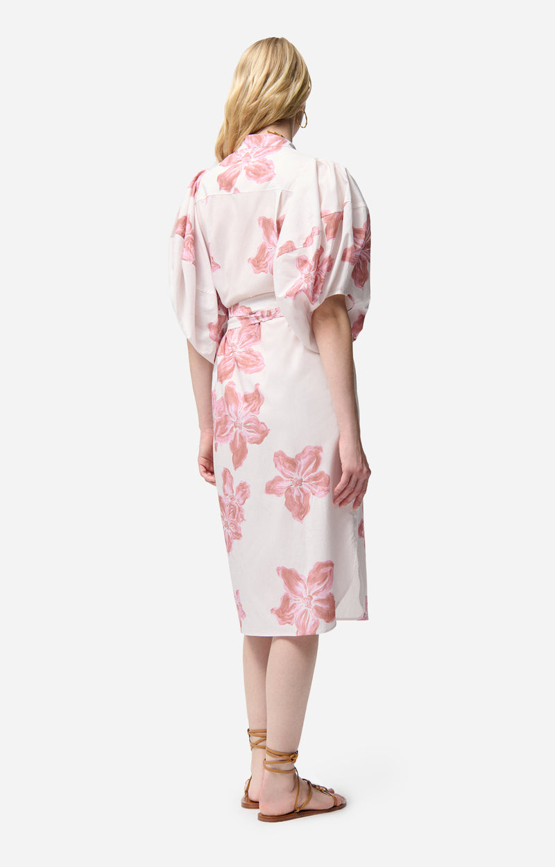 Robe midi Flora - Quartz