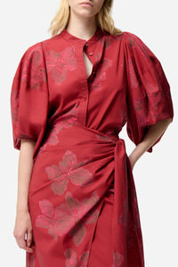 RECO : 95 // Chemise Felicie en coton - Cerise